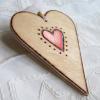 Wood Heart-on-a-card - Han..