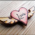Winged Love Badge