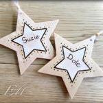 Wooden Personalised Stars -..