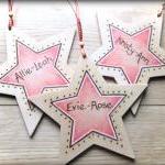 Wooden Personalised Stars -..