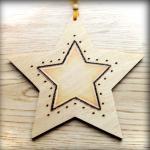 Wooden Personalised Stars -..