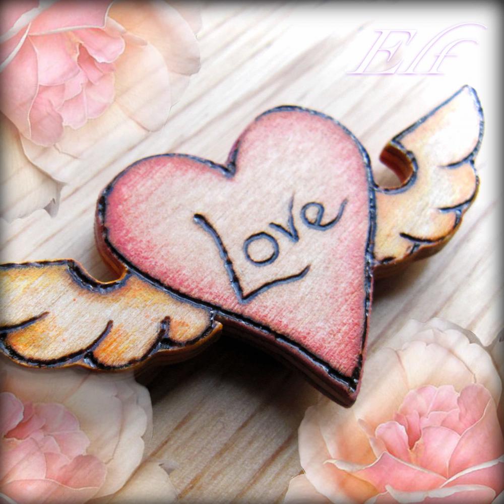 Winged Love Badge