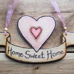 Personalized WOOD HEART scr..