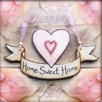 Personalized WOOD HEART scr..