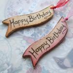 Happy Birthday WOODEN gift ..