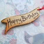 Happy Birthday WOODEN gift ..