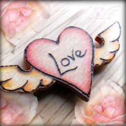 Winged Love Badge